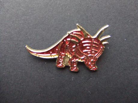 Dinosaurus Triceratops bruin